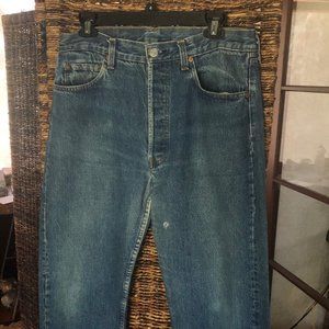 Original Vintage Levi Denim Jeans Medium Wash